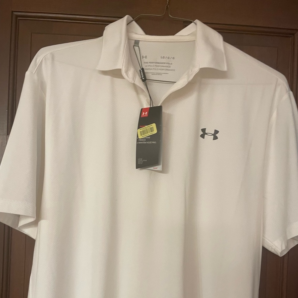 NWT Under Armor Polo - Performance Material
